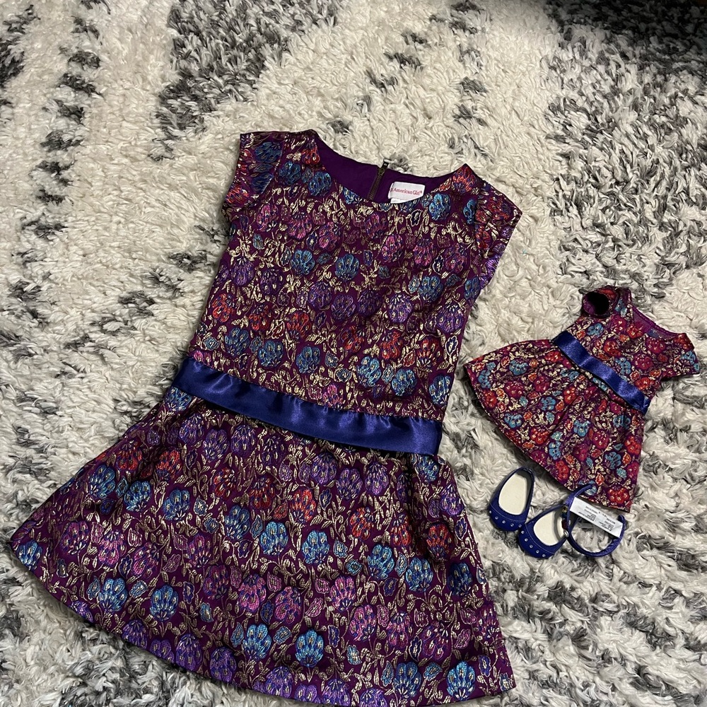 American Girl matching set for girls and doll size 7